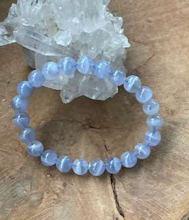 Chalcedoon armband 8 mm