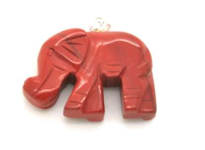Rode jaspis olifant