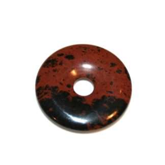 Obsidiaan mahonie donut 3 cm