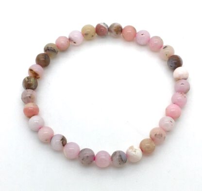 Pink opaal armband
