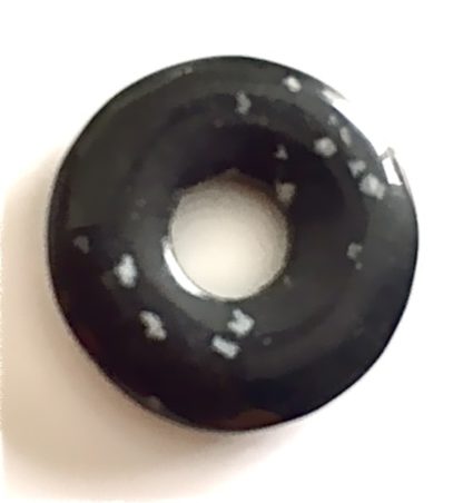 Sneeuwvlok obsidiaan donut