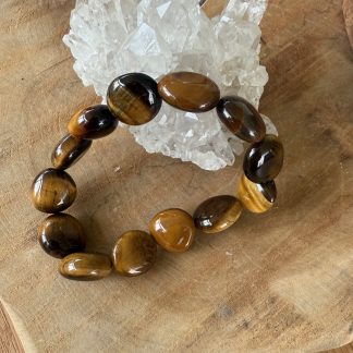 Tijgeroog armband trommel