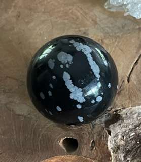 Sneeuwvlok obsidiaan bal