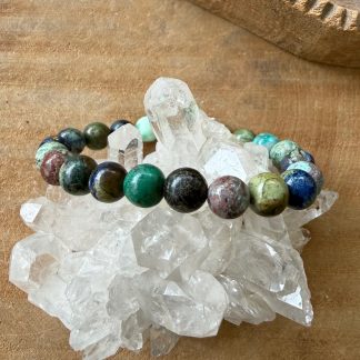 Chrysocolla armband 10 mm