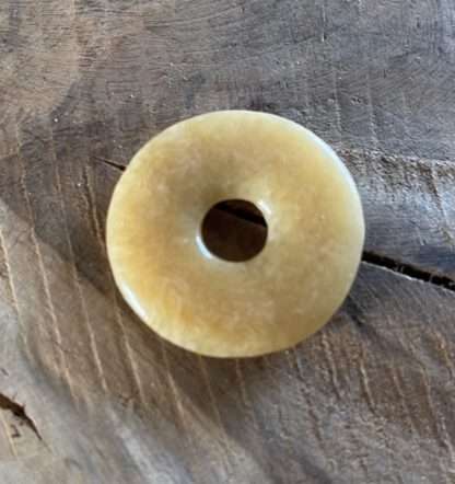 Gele calciet donut 4 cm