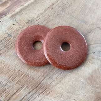 Goudsteen donut 3 cm