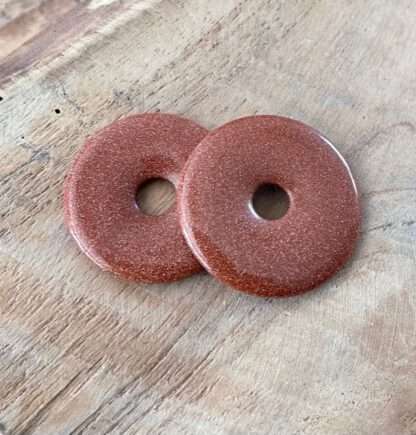 Goudsteen donut 3 cm