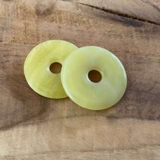 Jade olijf donut 3 cm