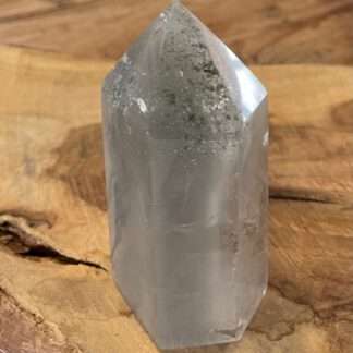 Bergkristal met chloriet punt