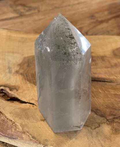 Bergkristal met chloriet punt
