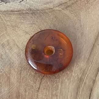 Barnsteen / amber donut hanger 2.5 cm