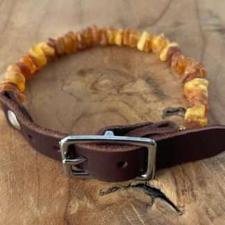 Barnsteen / amber halsband voor uw hond en of kat