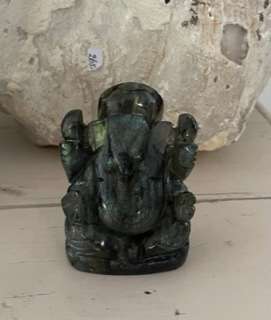 Labradoriet Ganesh beeld 8,5 cm