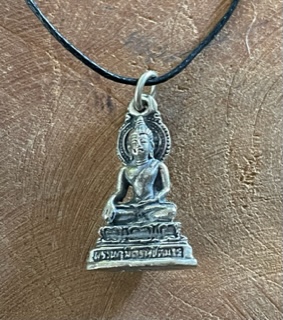 Boeddha hanger zilver
