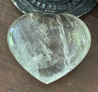 Bergkristal hart 11 cm