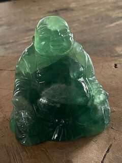 Fluoriet boeddha groen