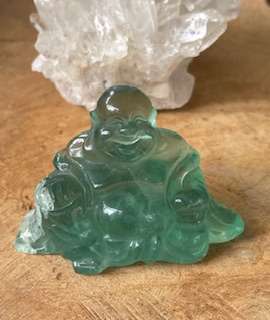 Fluoriet boeddha groen