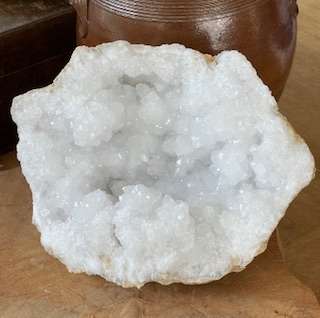 Bergkristal geode