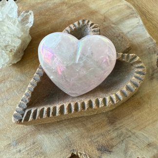 Aura kwarts hart