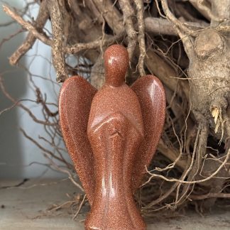 Goudsteen engel 7.5 cm