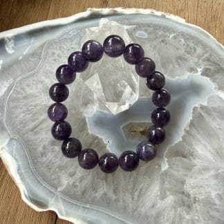 Amethist armband 10 mm