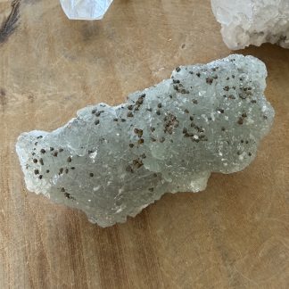 Fluoriet groen met pyriet