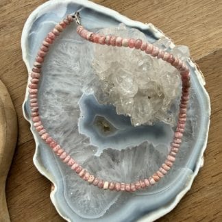 Rhodochrosiet collier